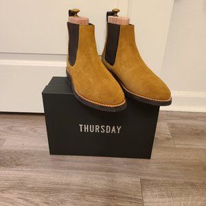 Duke Honey Suede Chelsea Boots - Thursday Boot Company